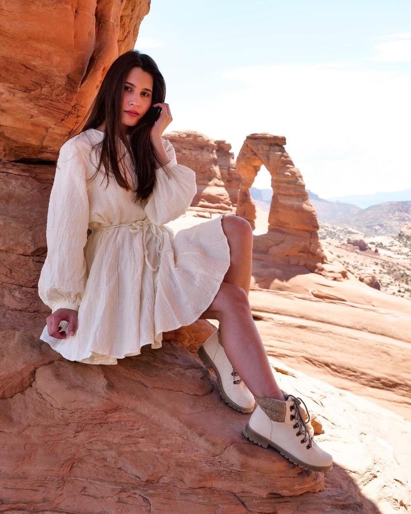Female model photo shoot of DoreenAngel in Moab, UT