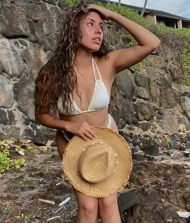 Female model photo shoot of Breanna0428 in Kauai