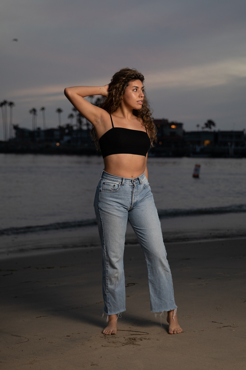 Female model photo shoot of Breanna0428 by Sammy Z Photography in Newport Beach