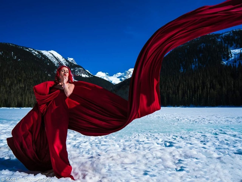 Female model photo shoot of prettypoison in Whistler, British Columbia