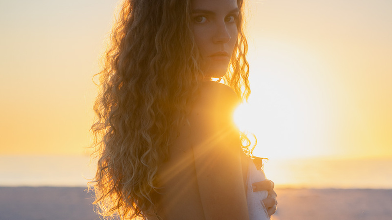 Female model photo shoot of Morgan Bower by Kevin Kolber in Fort De Soto