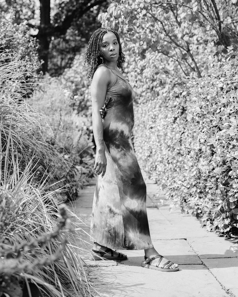 Female model photo shoot of Nyree Whyte in central park