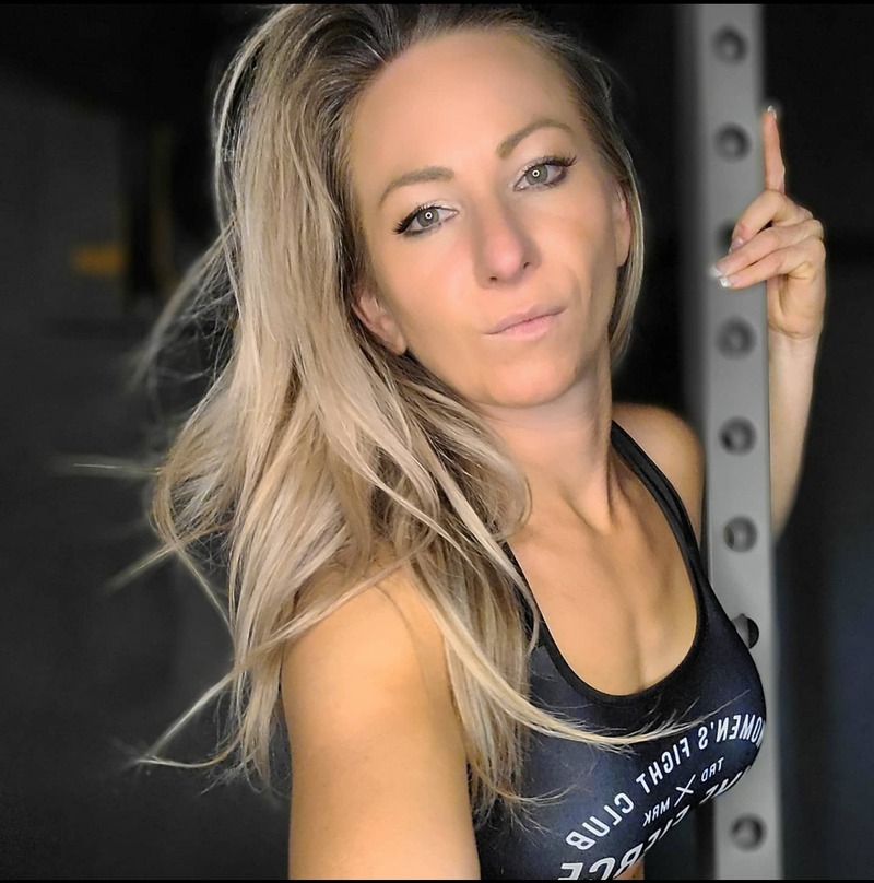 Female model photo shoot of Fit Blonde Chick
