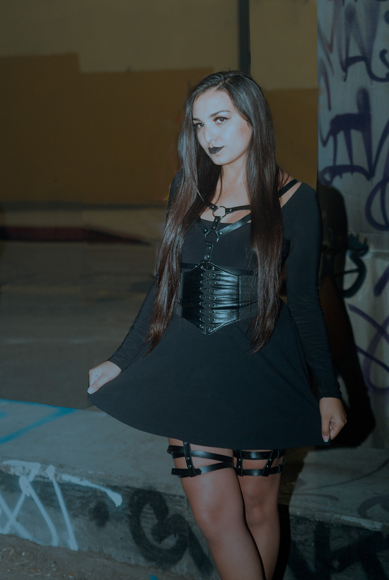 Male and Female model photo shoot of pbdimages and oliviaxouija in DTLA