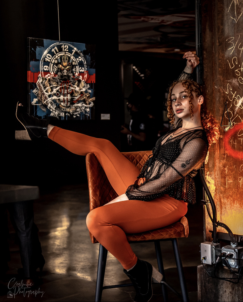 Female model photo shoot of Lowkey_Hazy in Art Whino Inc