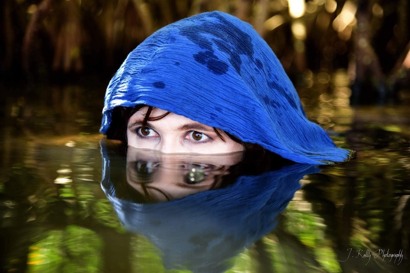 Female model photo shoot of Deena Sullivan in Indian River Lagoon