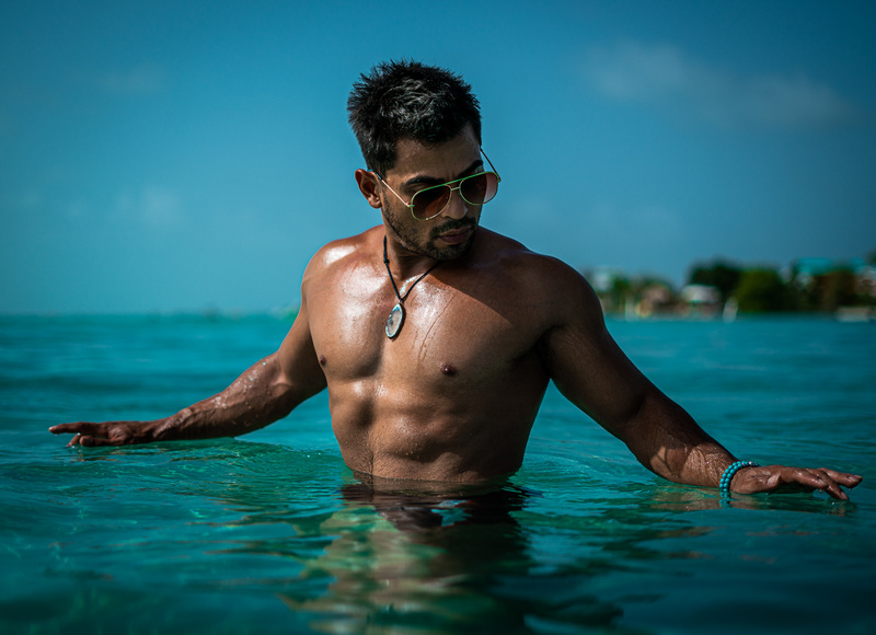 Male model photo shoot of Kyle Andre in Belize