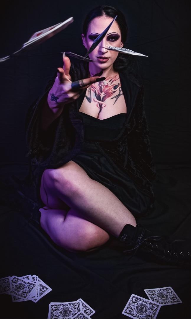 Female model photo shoot of Enigma Midnight by DeviantVision in Rochester, NH