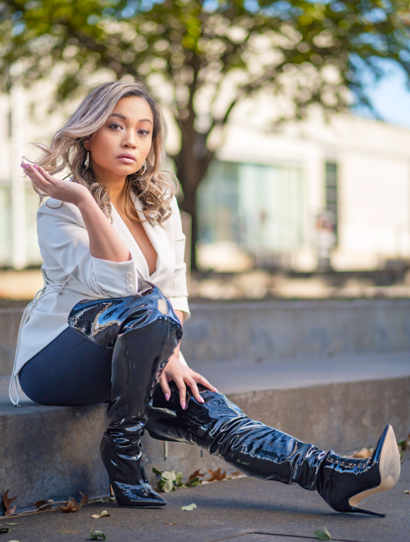 Female model photo shoot of Annabelle_Philavong in Dallas, TX