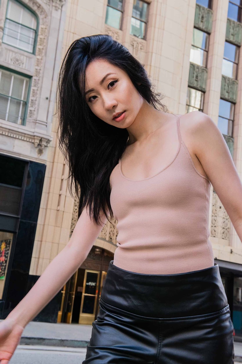 Female model photo shoot of Jaynie Wen by Patrick Rivera