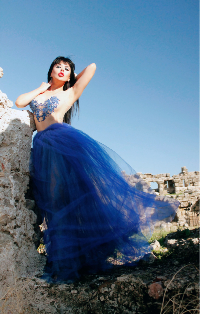 Female model photo shoot of Silvia Demeyer in SIDE ANTALYA TURKEY