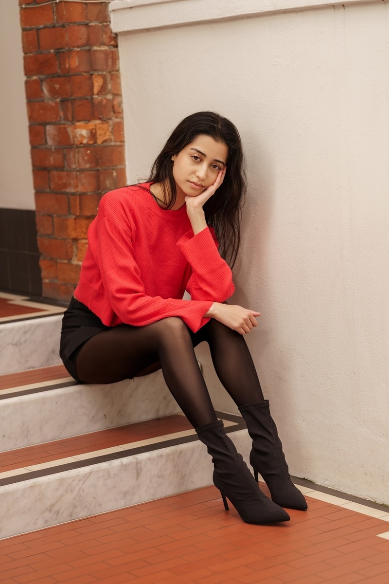 Female model photo shoot of amanir