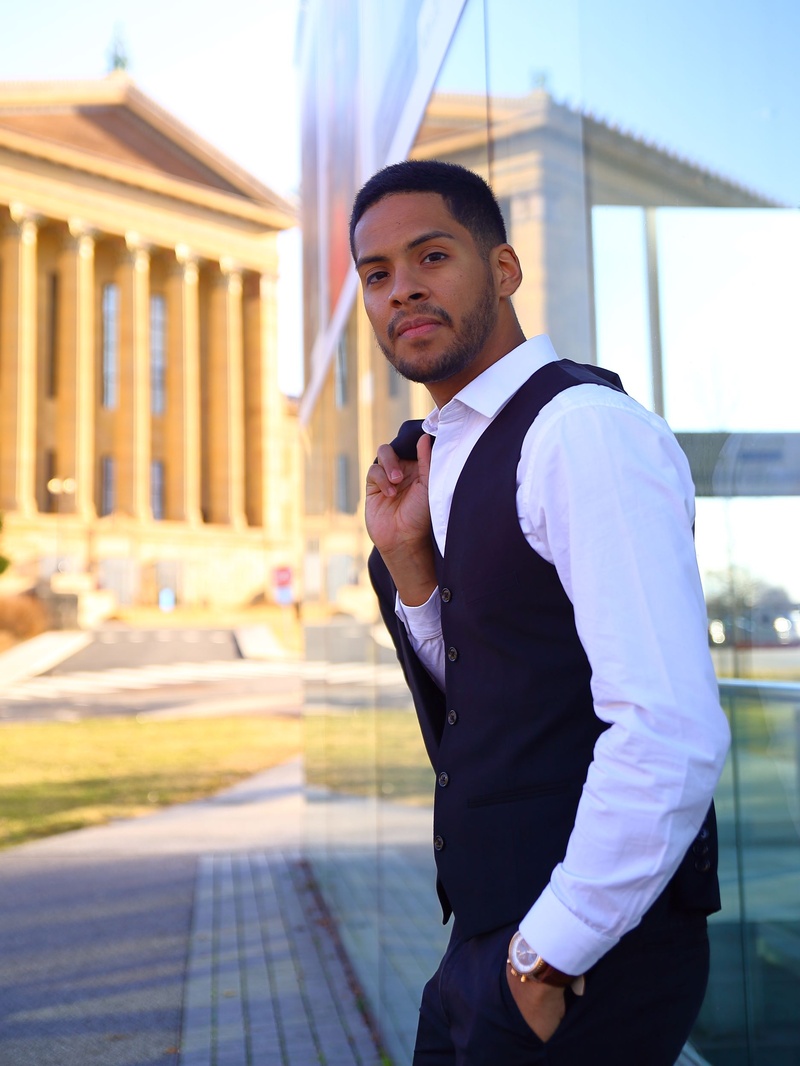 Male model photo shoot of JerrodL and Jerry215 in Philadelphia Museum of Art