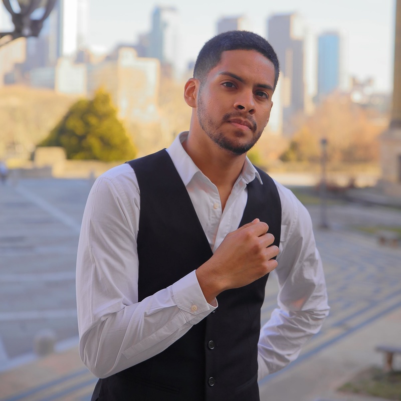 Male model photo shoot of JerrodL and Jerry215 in Philadelphia Museum of Art