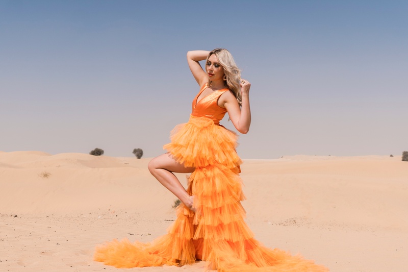 Female model photo shoot of Athena- Lavinia in Dubai, UAE