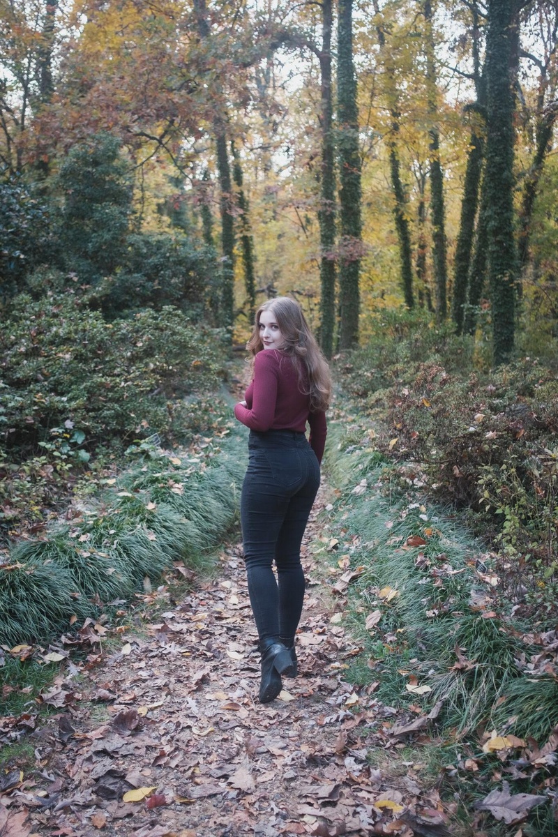 Female model photo shoot of Kyra_Allegro in Arboretum, DC
