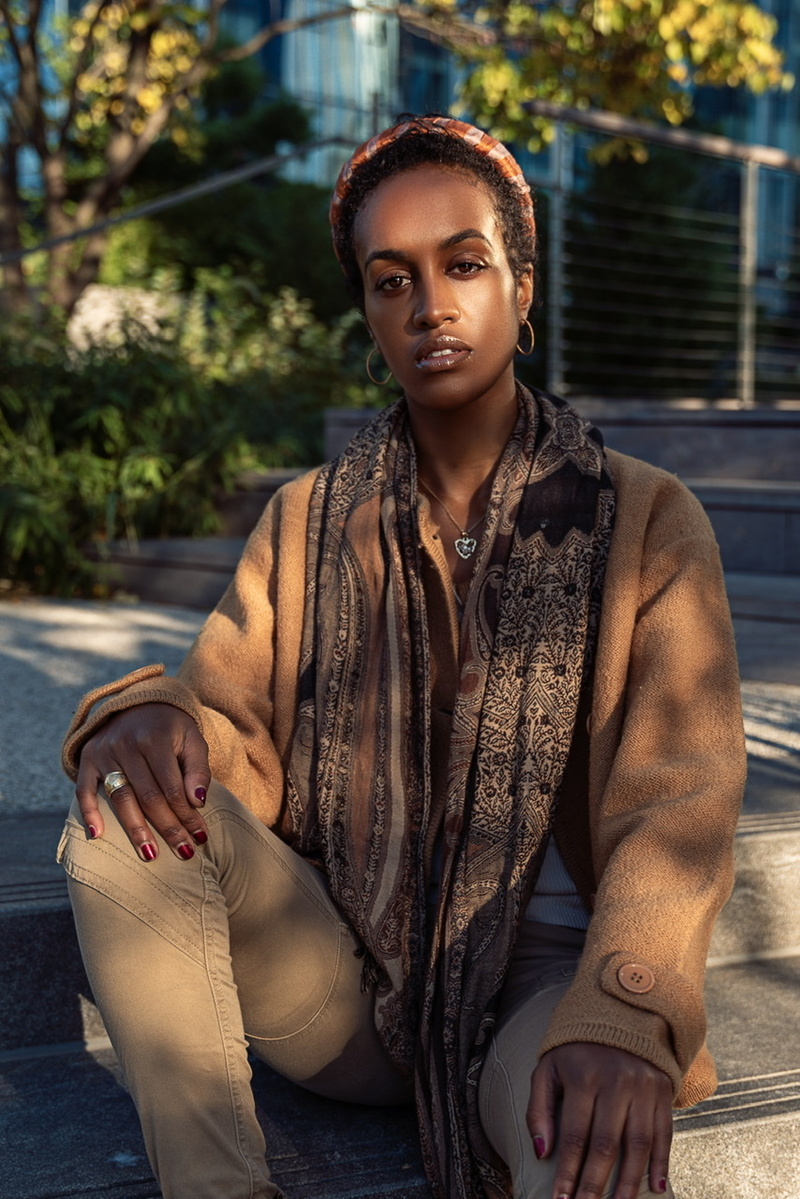 Female model photo shoot of somalifencer