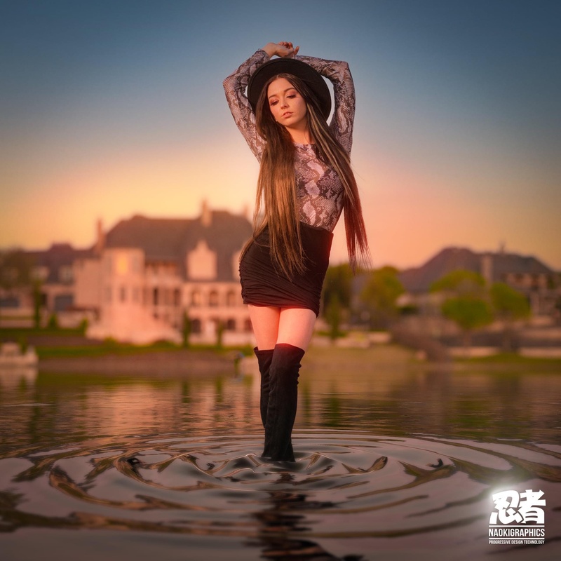 Female model photo shoot of SavannahStrebor by NaokiGraphics in Dallas, TX