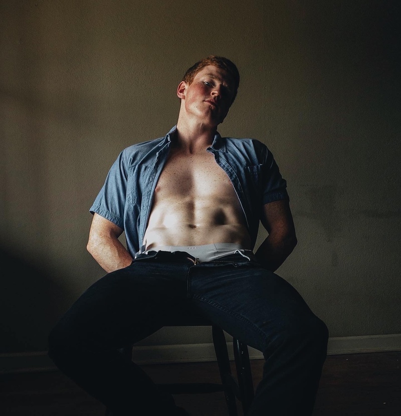 Male model photo shoot of Brock Bowers in Stillwater, OK