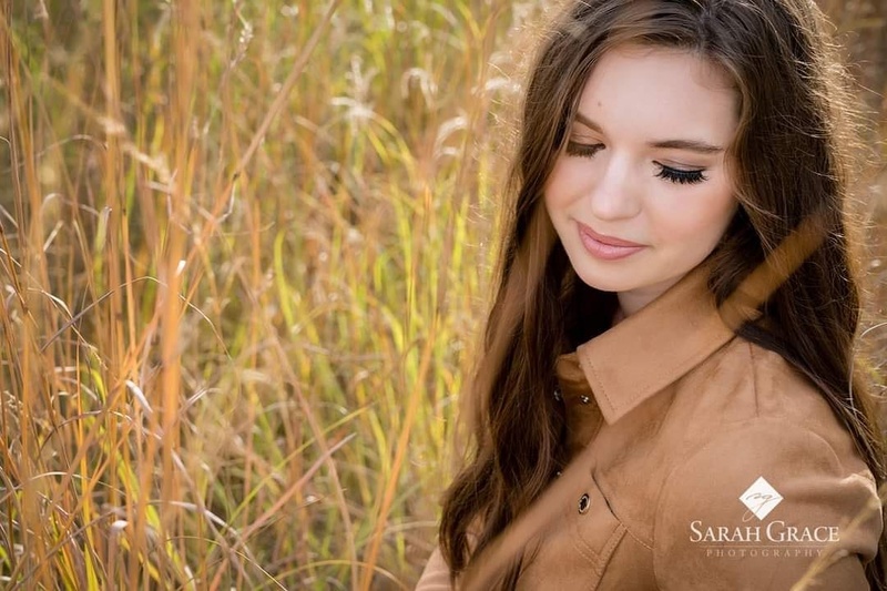 Female model photo shoot of Sarah Halberg Makeup