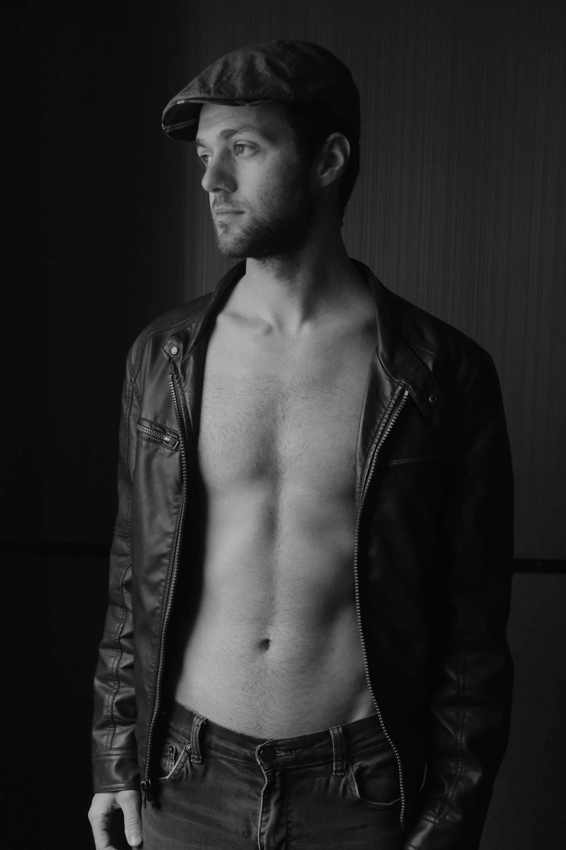 Male model photo shoot of David Eggers II by Justin Thai in New York, NY