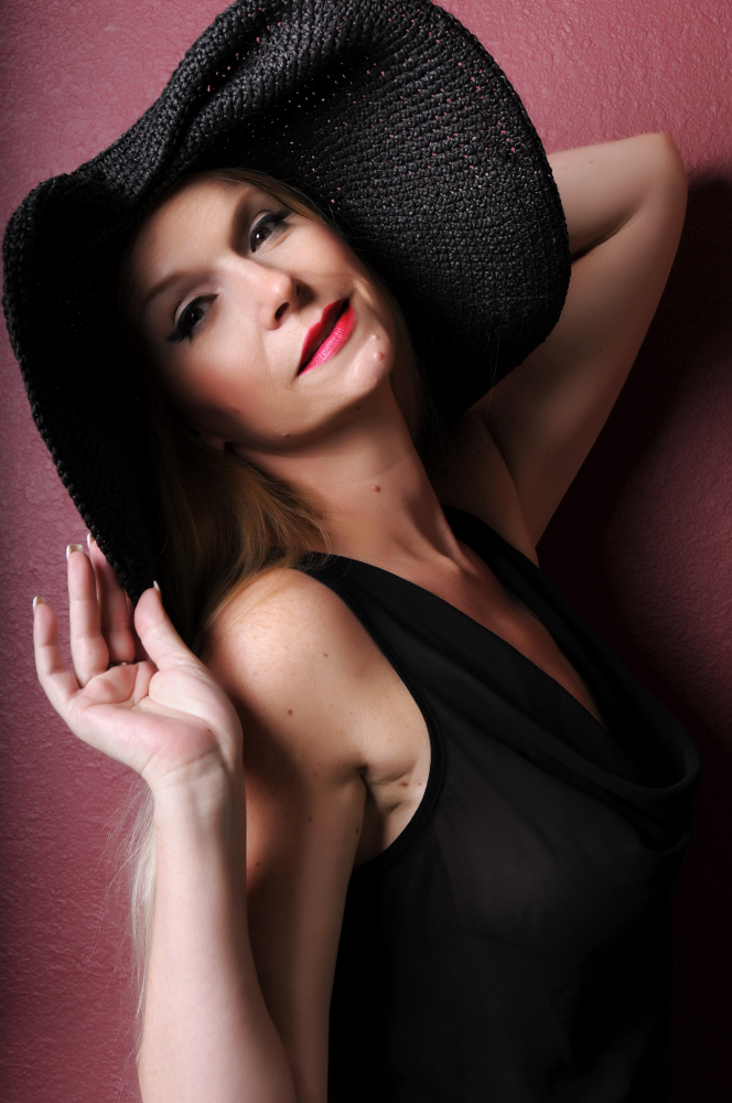 Female model photo shoot of Dendara by dYr, makeup by Makeup by Carmen-MUA
