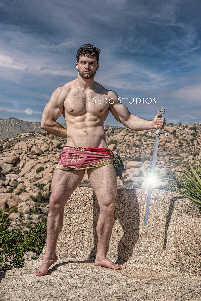 Male model photo shoot of Serg Studios and Mikovits in San Diego, California