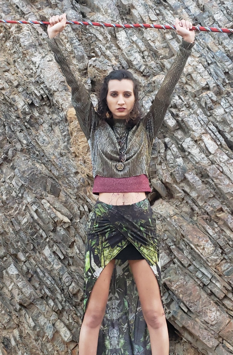 Female model photo shoot of Luma Frehley by Magicwood Studios in Shasta Lake