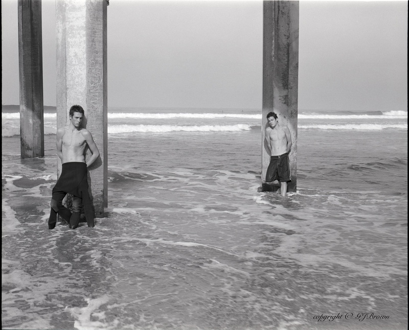 Male model photo shoot of GJBrown in La Jolla Shores Beach - San Diego, California