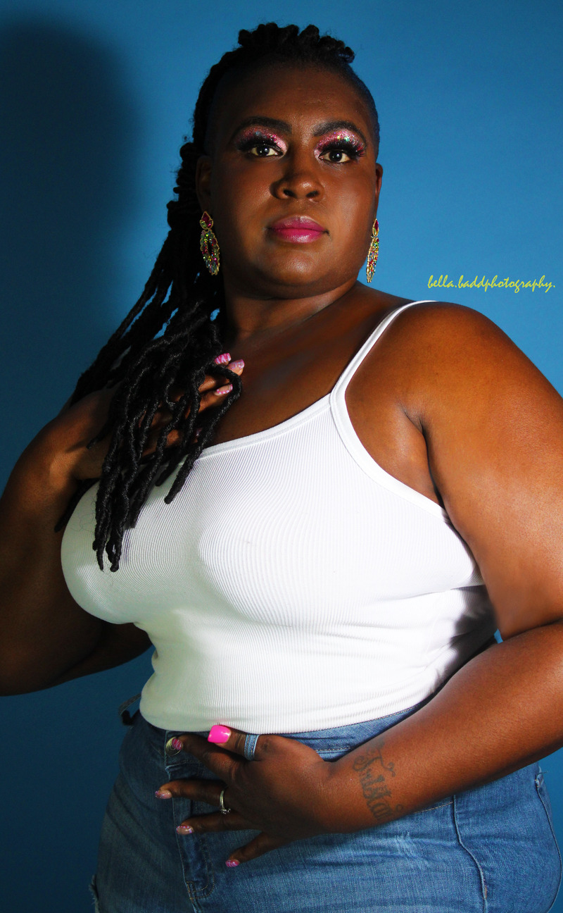 Female model photo shoot of photos she create bbp in Maryland