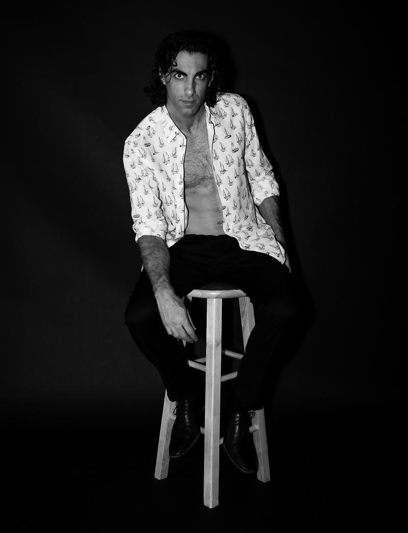 Male model photo shoot of M_Mallinger by Claudia Pinotti in Los Angeles