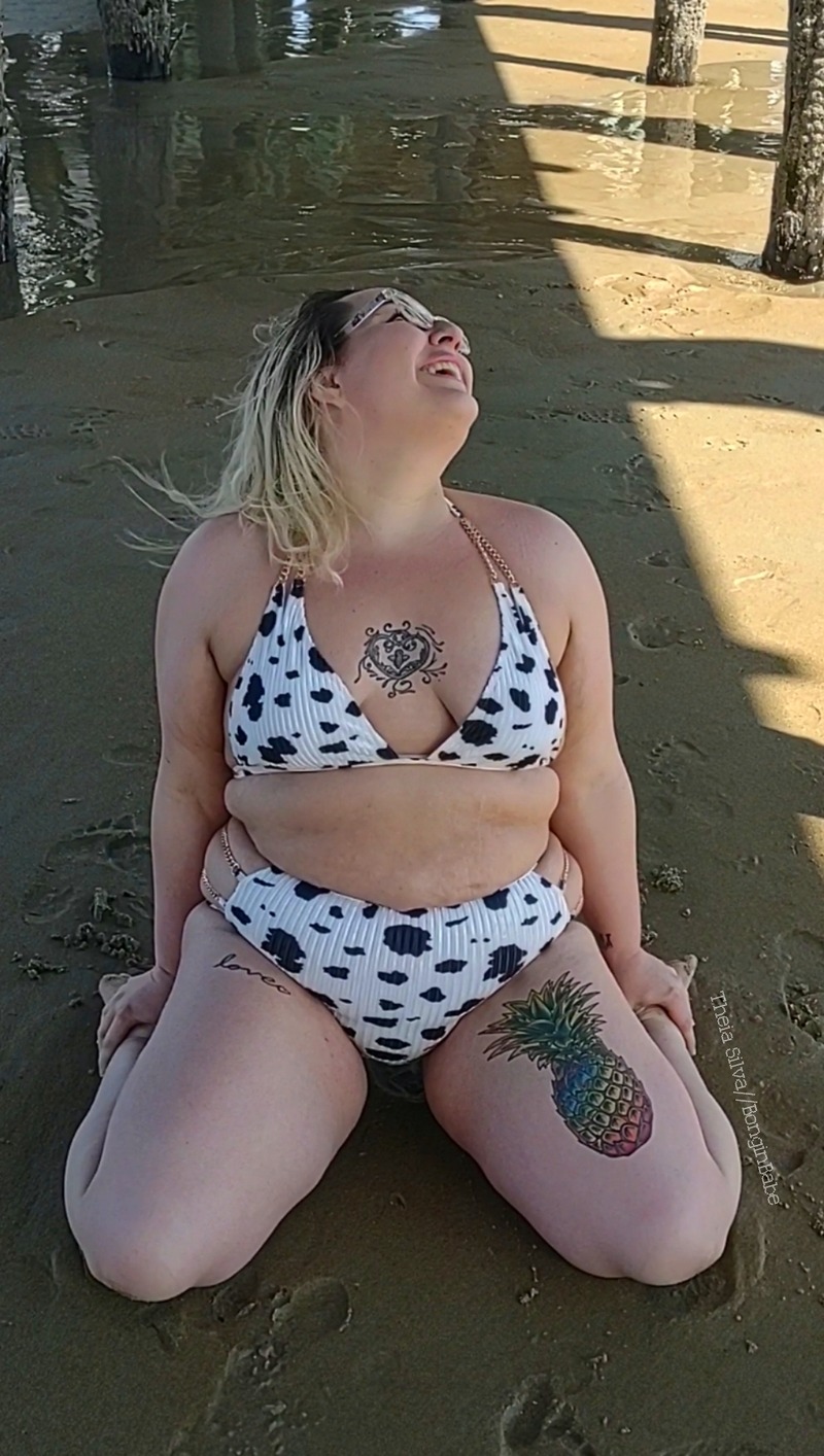 Female model photo shoot of BonginBabe in old orchard beach, maine