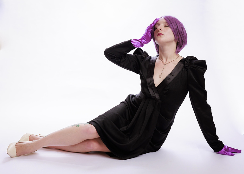 Female model photo shoot of Cinderedhead
