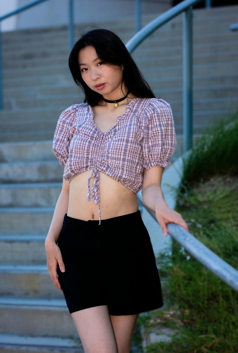 Female model photo shoot of minahonebi