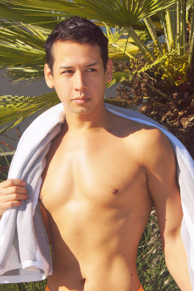 Male model photo shoot of Joseph Garcia in Venice Beach, California