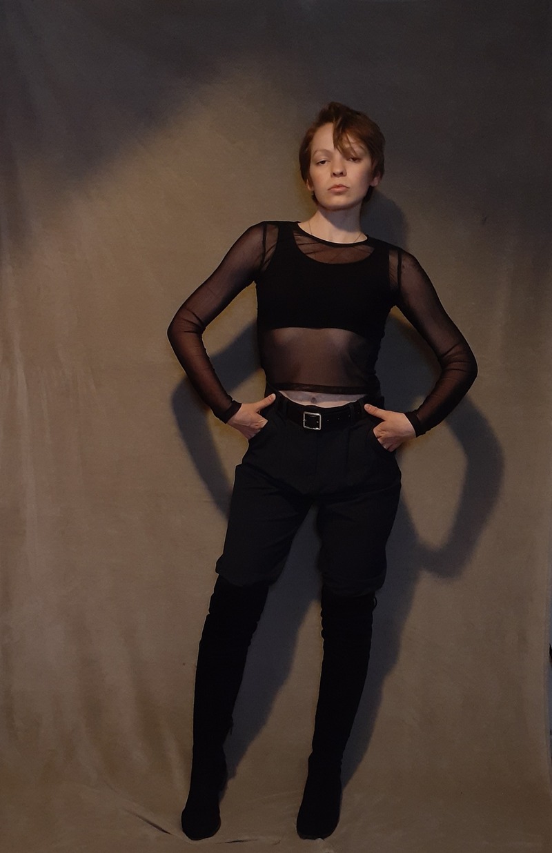 Female model photo shoot of speaksparrow