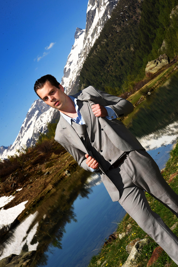 Male model photo shoot of Kody Poisson by alfenphotography in Blatten, Switzerland