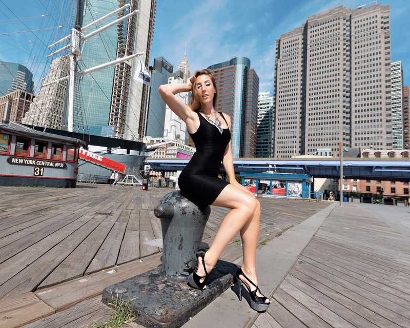 Female model photo shoot of Emelia Mejaneh by opticalfoto in NYC