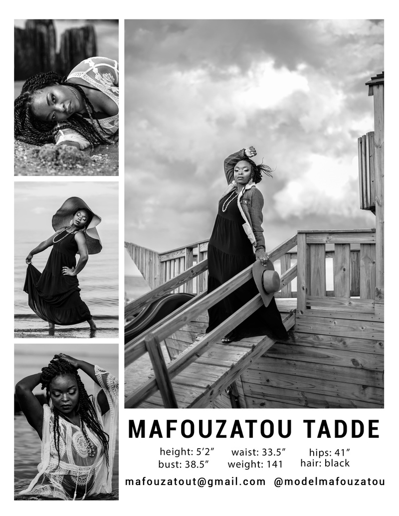 Female model photo shoot of Mafouzatou Tadde