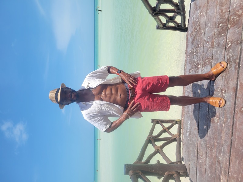 Male model photo shoot of T Kirk in Holbox, Mexico