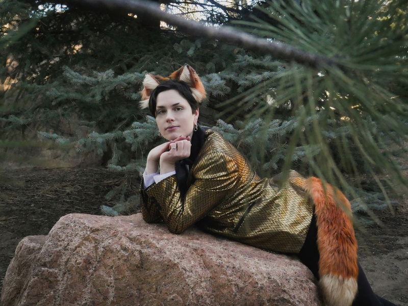 Female model photo shoot of Deadly Foxglove