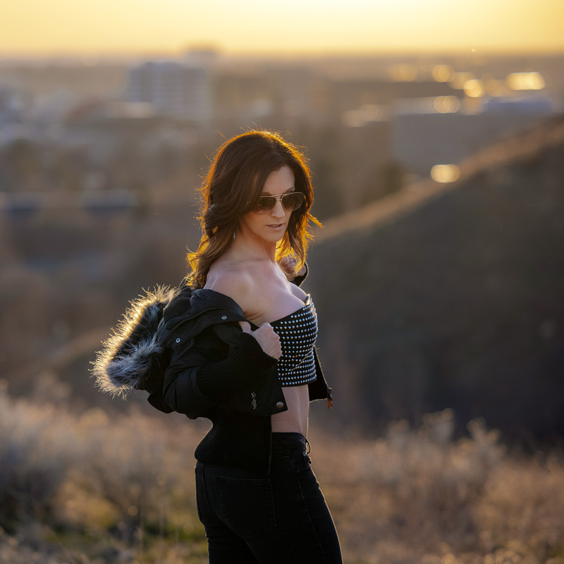 Female model photo shoot of LNZ in Boise, Idaho