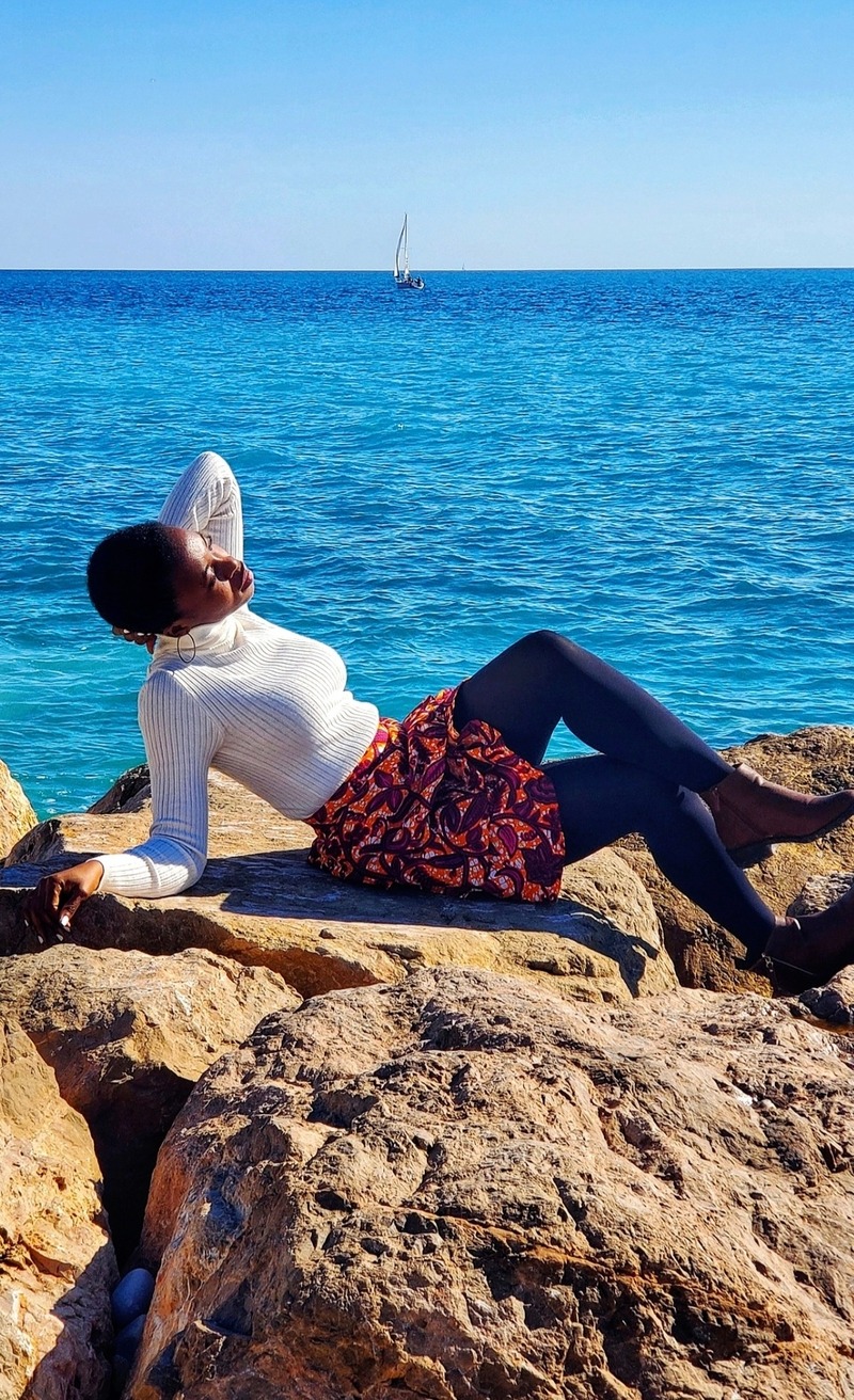 Female model photo shoot of sassyimani in Nice