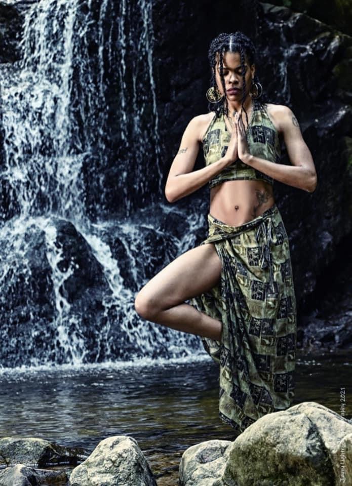 Female model photo shoot of Dollface_Shananigan in Cascade falls
