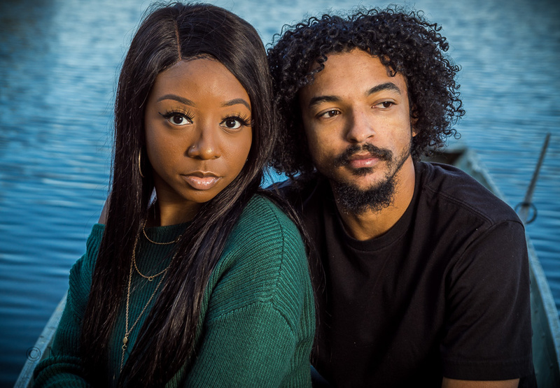 Male and Female model photo shoot of MarkYoung2 and Kiauna in Burke Lake Park, Virginia
