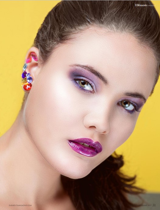 Female model photo shoot of Johanna Makeup Art