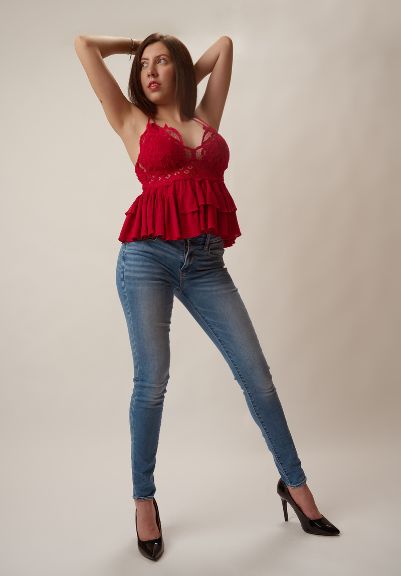 Female model photo shoot of strawberry_alo
