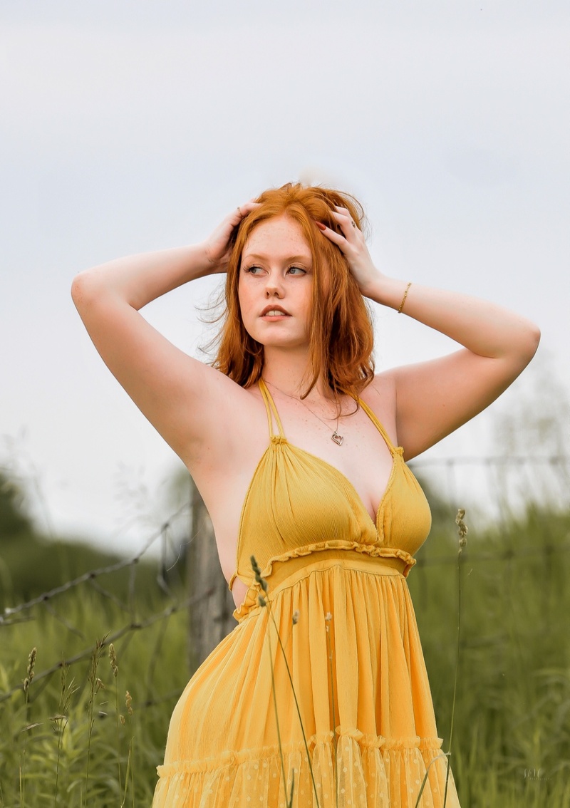 Female model photo shoot of Sydney Dingley in Eaton Rapids Michigan