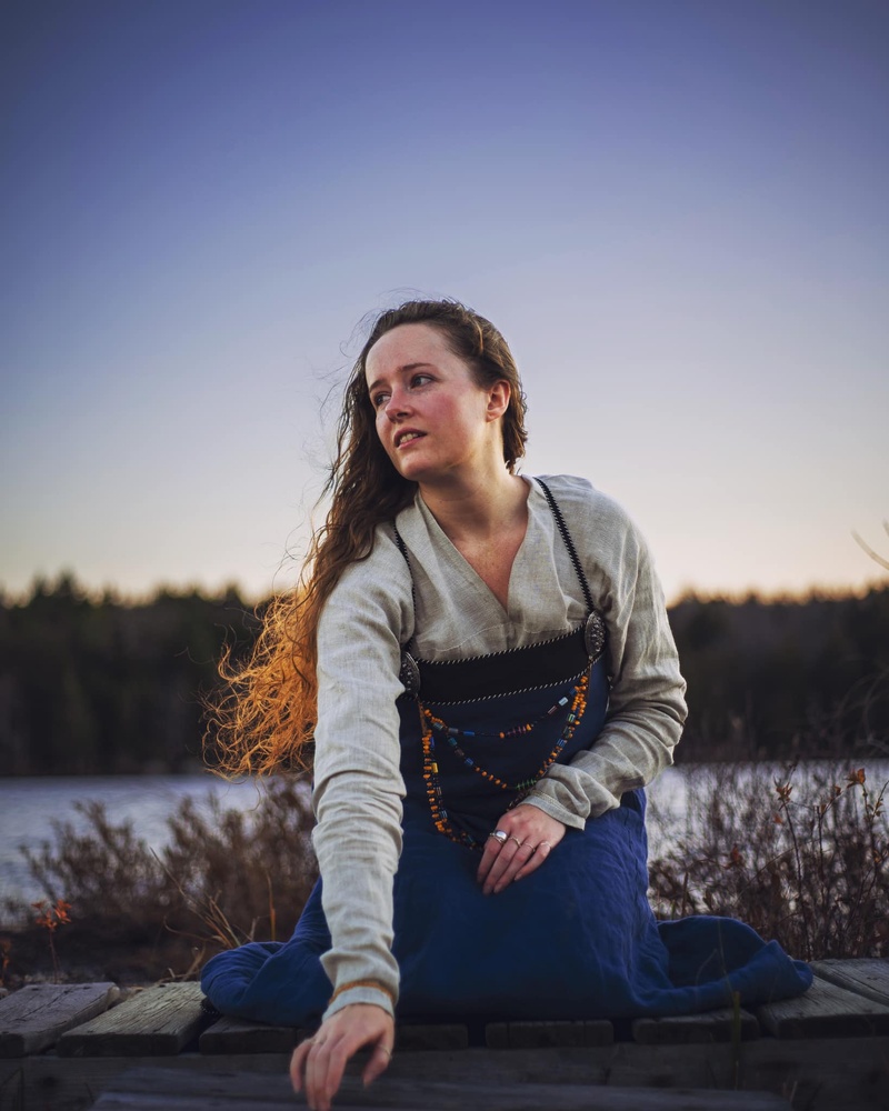 Female model photo shoot of RebeccaHoneywell by Andrew Ceallaigh in Bridgton, ME
