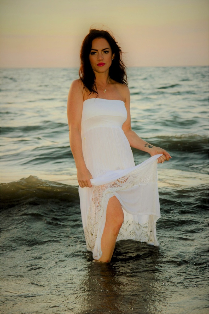 Female model photo shoot of Ladey Pea in Wicklow Beach, ON